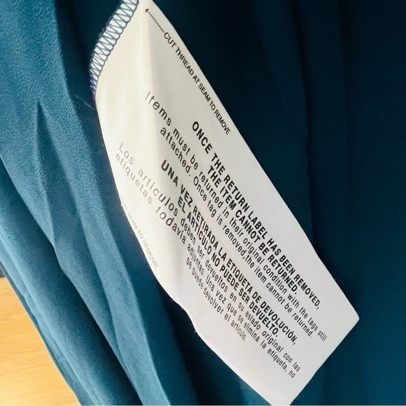 DRESS THE POPULATION Corey Dress, Fit & Flare, Blue/Green Pine, Medium 8/10, NWT - Picture 9 of 15